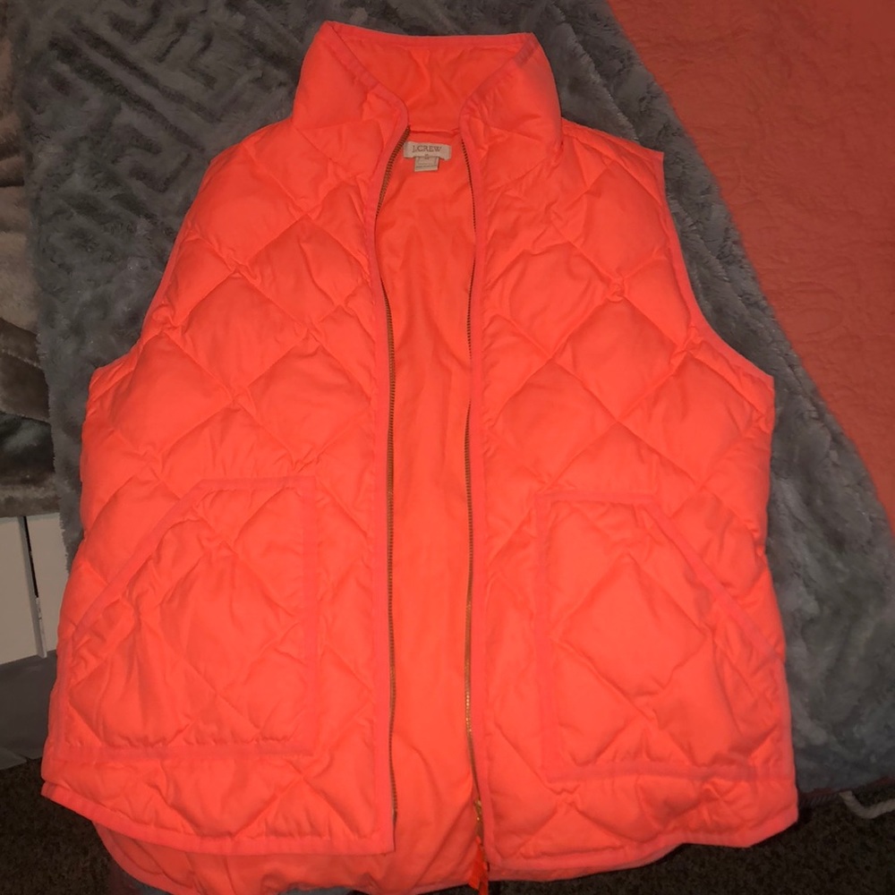 Coral J. Crew vest!!! Perfect condition! Worn once